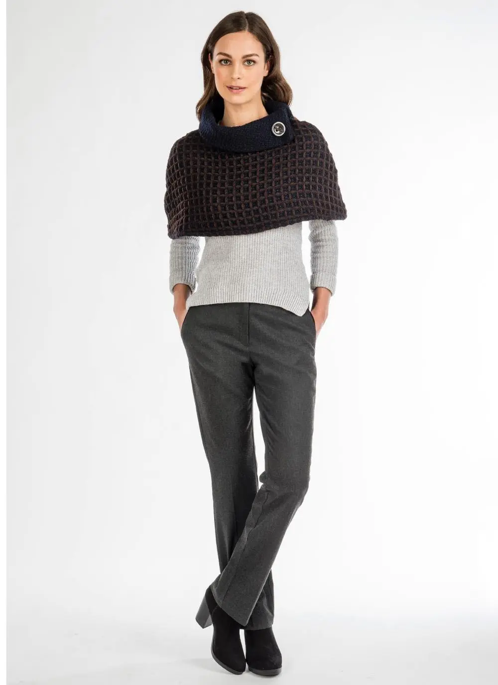 Wool Capelet Topper