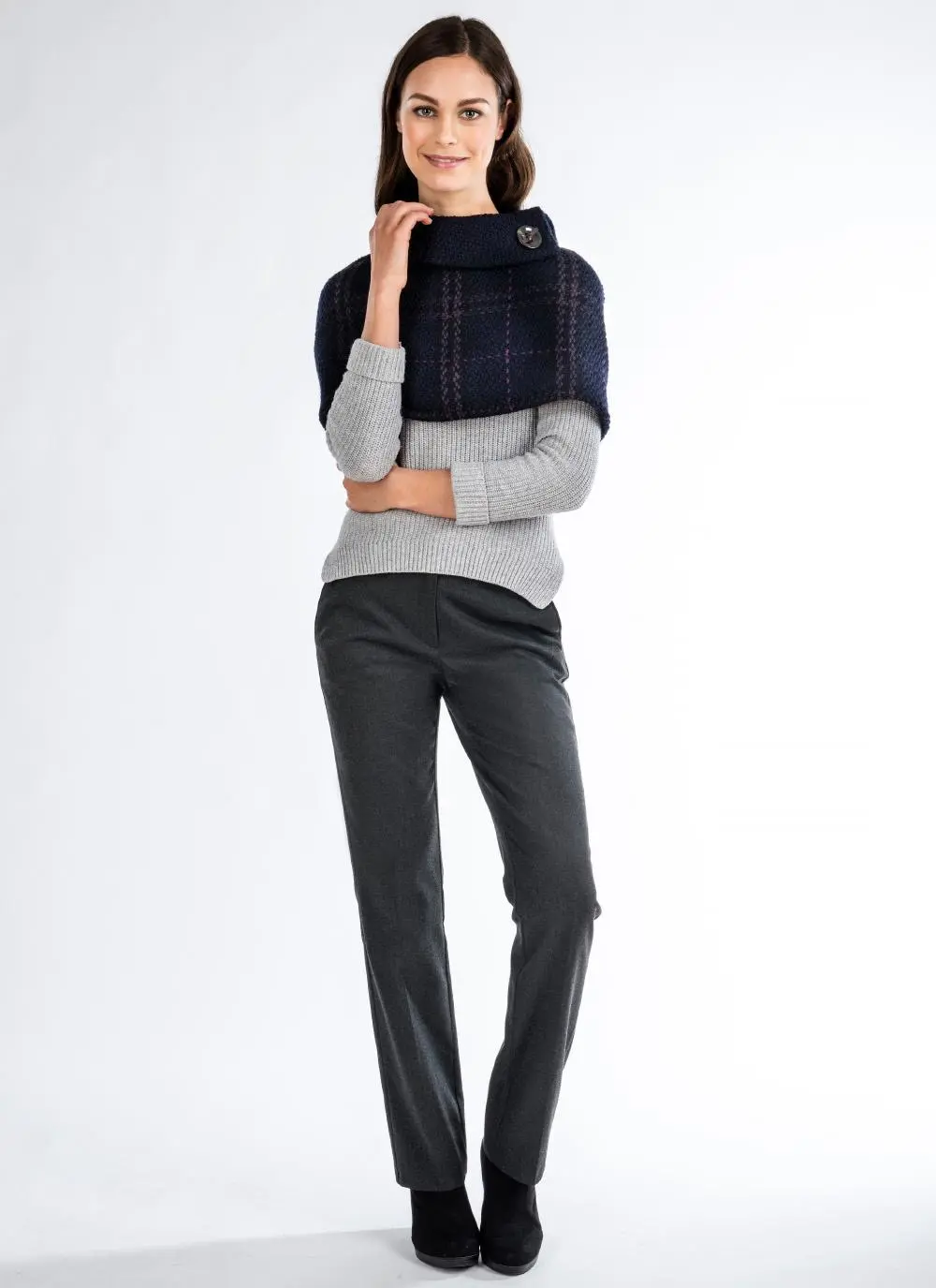 Wool Capelet Topper