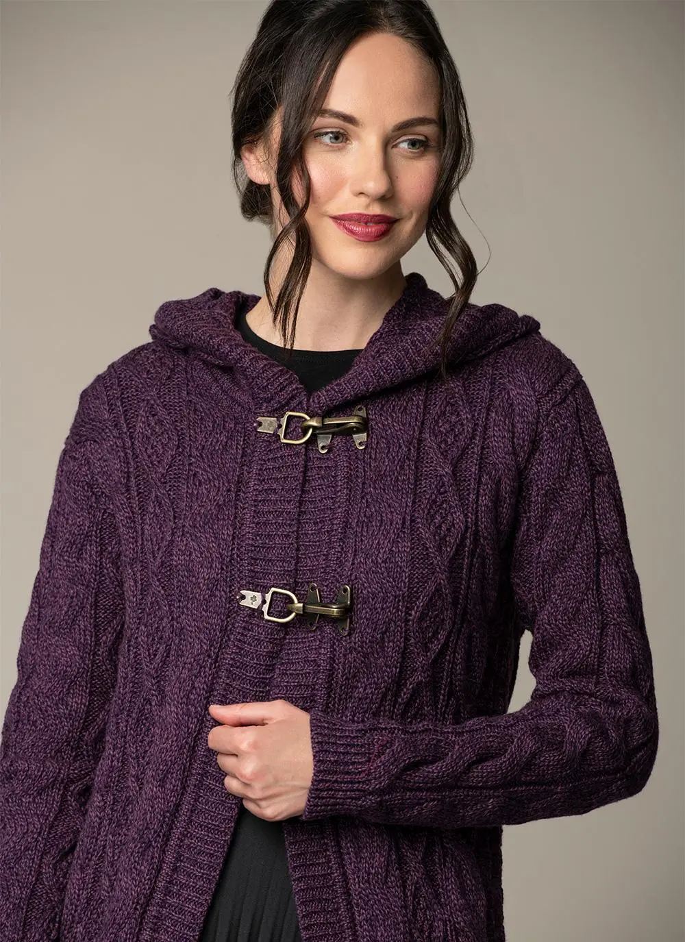 Catherine Aran Hooded Cardigan