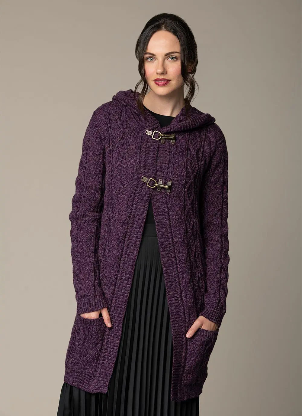 Catherine Aran Hooded Cardigan