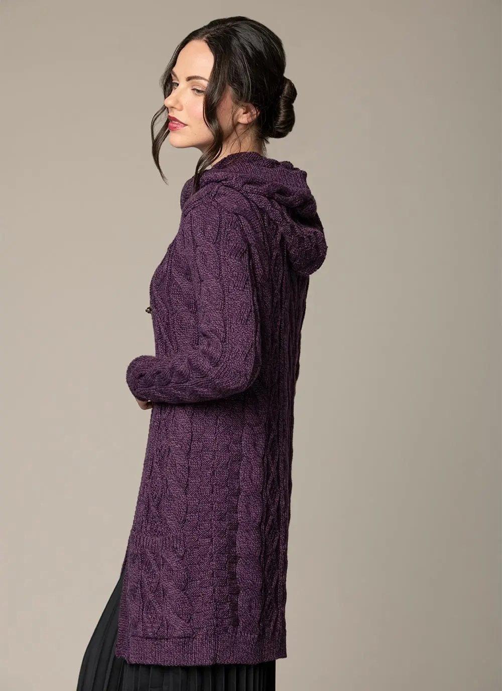 Catherine Aran Hooded Cardigan
