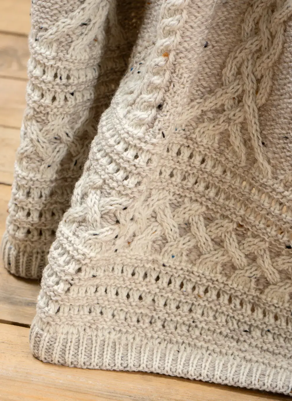 Celtic Aran Merino Throw