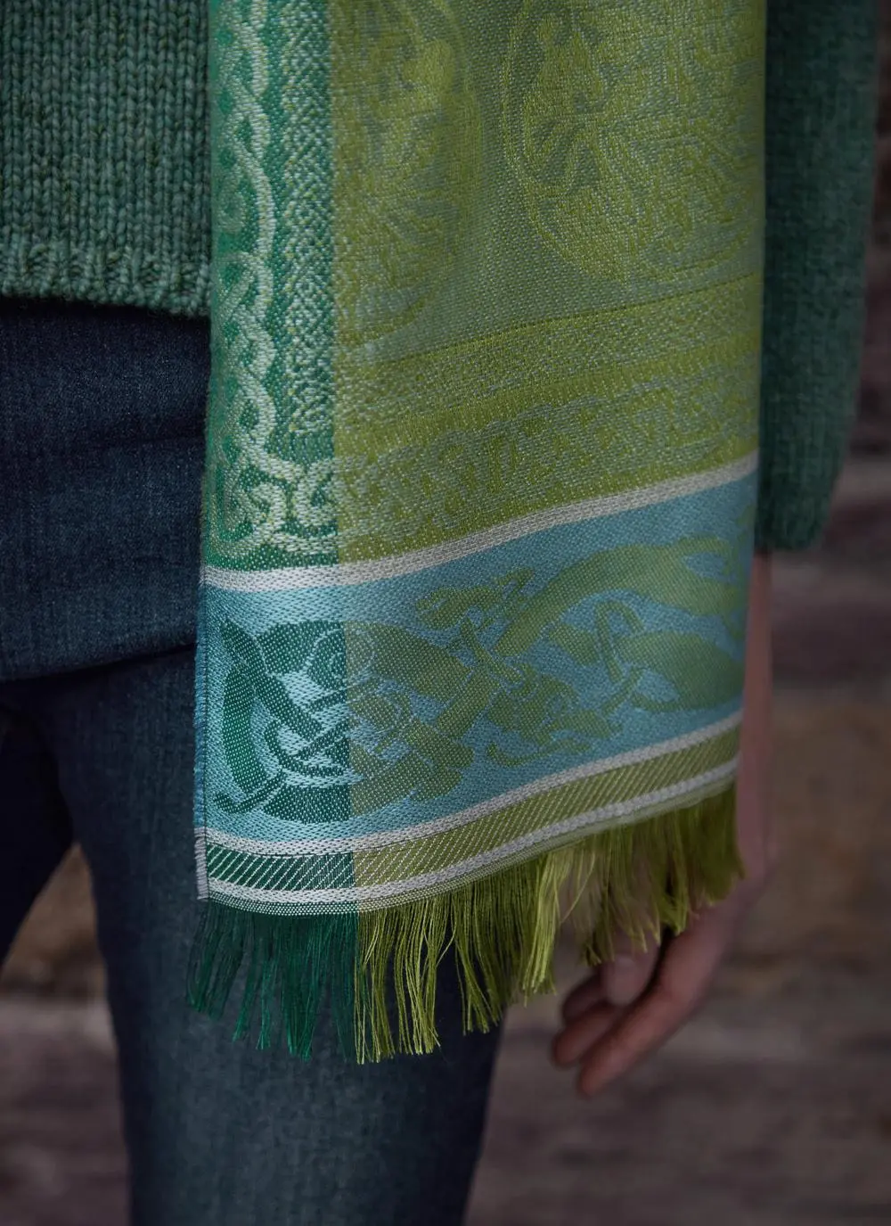 Celtic Motif Scarf