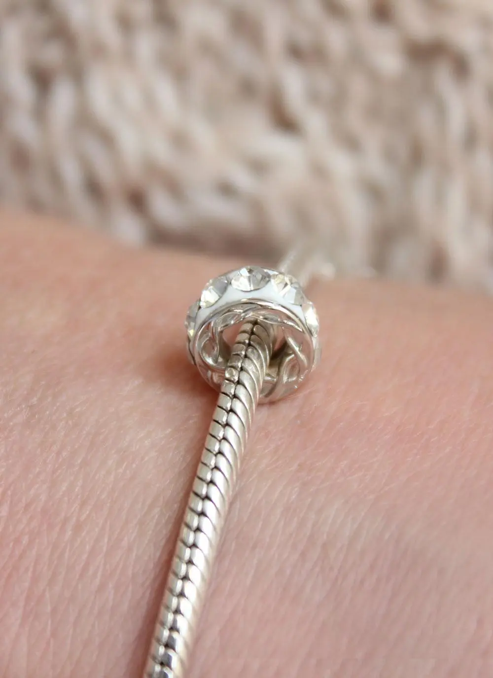 Celtic Trinity Bead Adorned With Swarovski Crystals