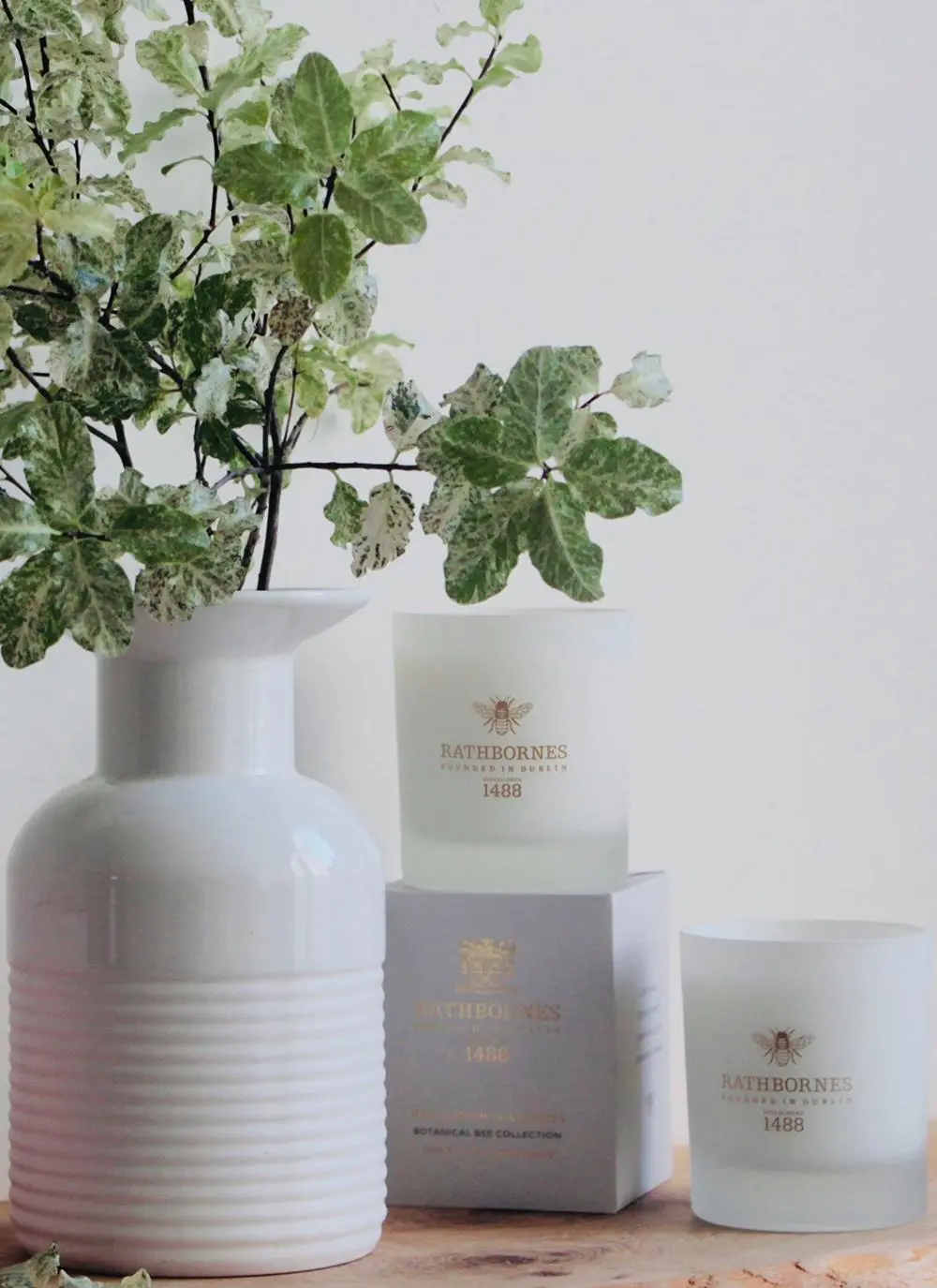 Chamomile & Mimosa Botanical Bee Candle