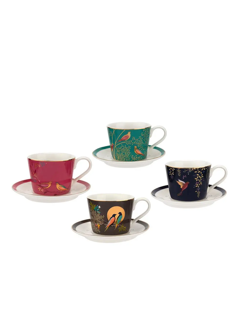 Sara Miller Chelsea Espresso Cups & Saucers