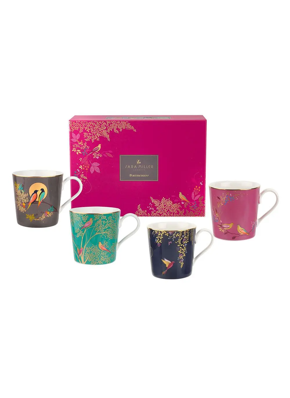 Sara Miller Assorted Chelsea Mugs 