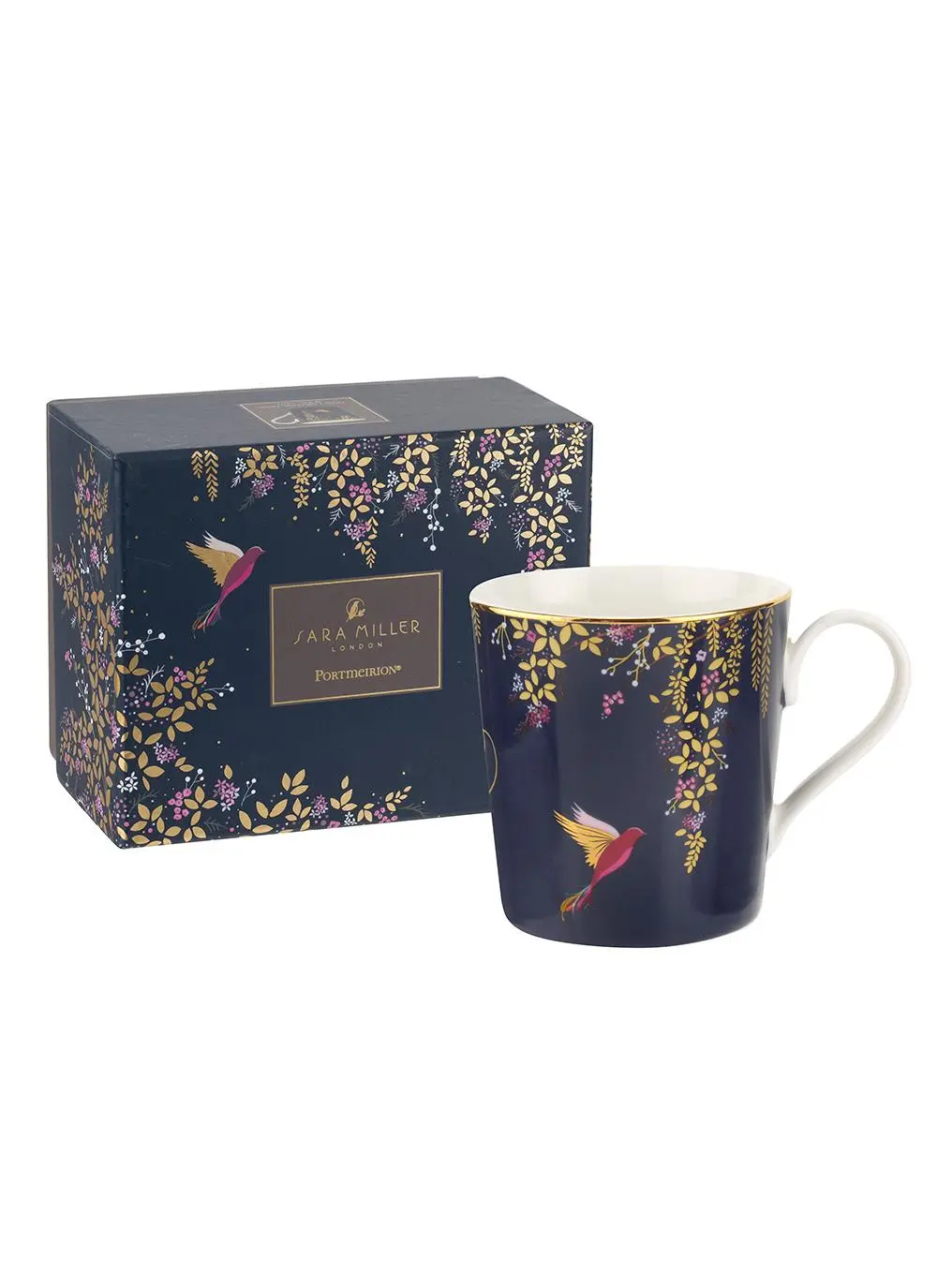 Sara Miller Chelsea Mug in Navy