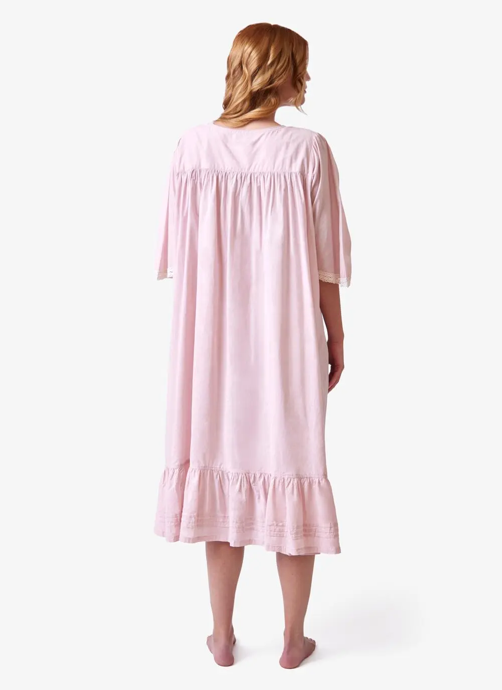 Christina Pink Cotton Nightgown