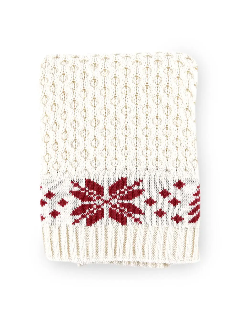 Aran Christmas Throw