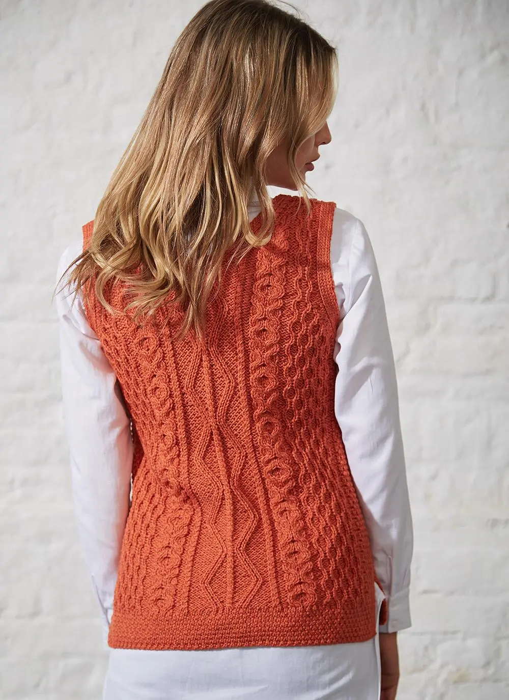 Ciara Aran Wool Slipover