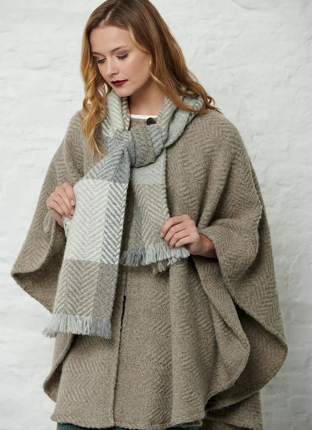 Ciara Beige Cape