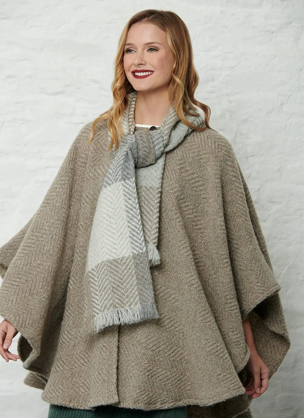 Ciara Beige Cape