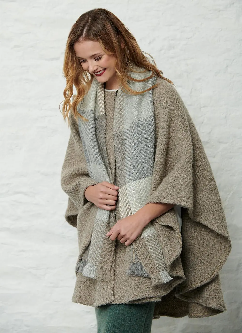 Ciara Beige Cape