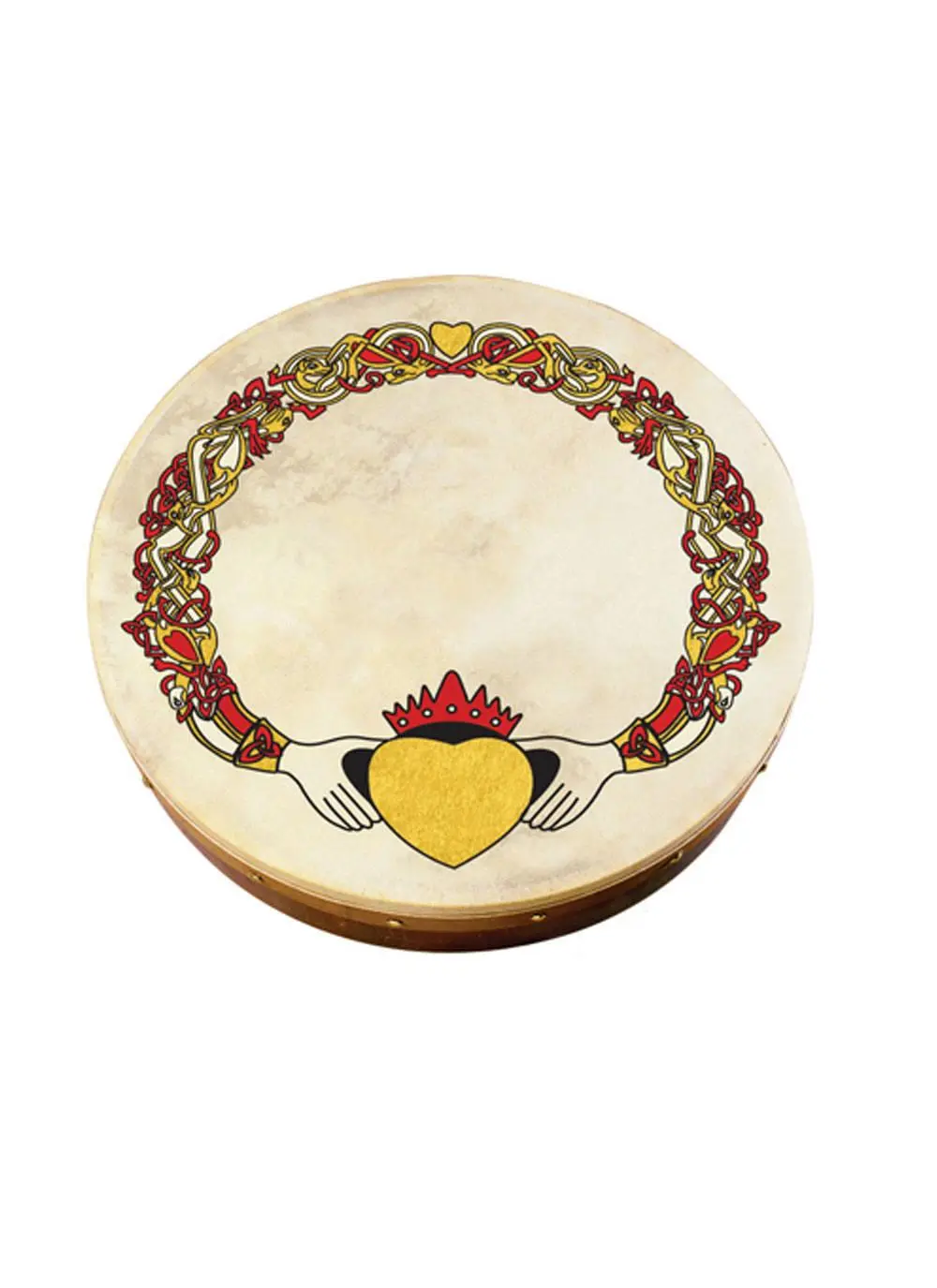 Claddagh Design 12'' Bodhran Set