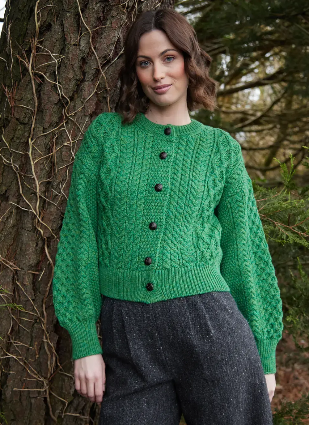 Clover Aran Cardigan