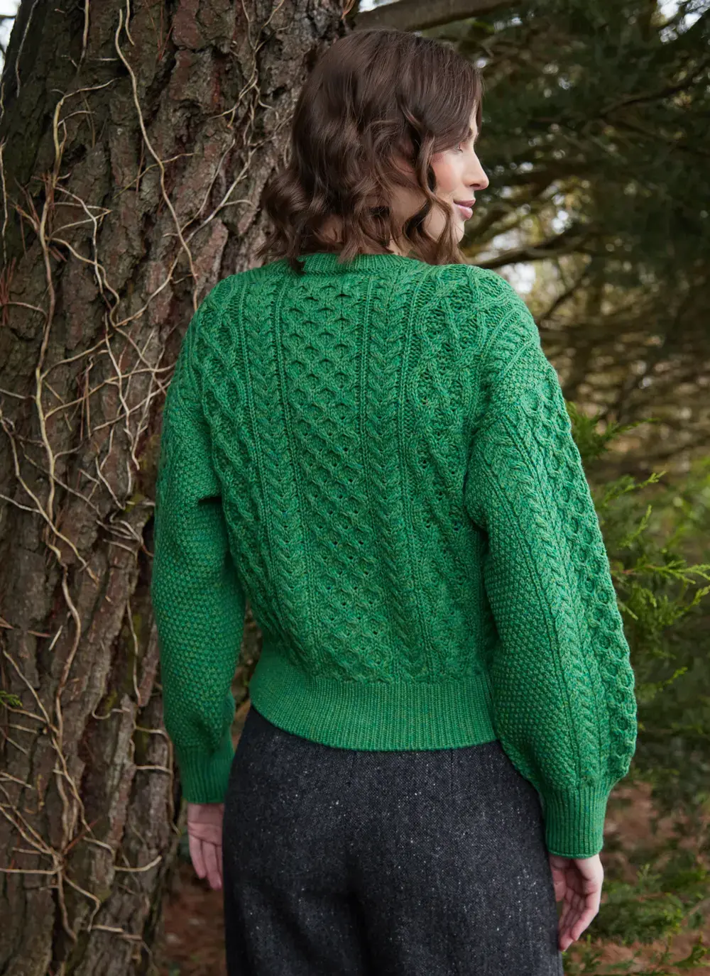 Clover Aran Cardigan