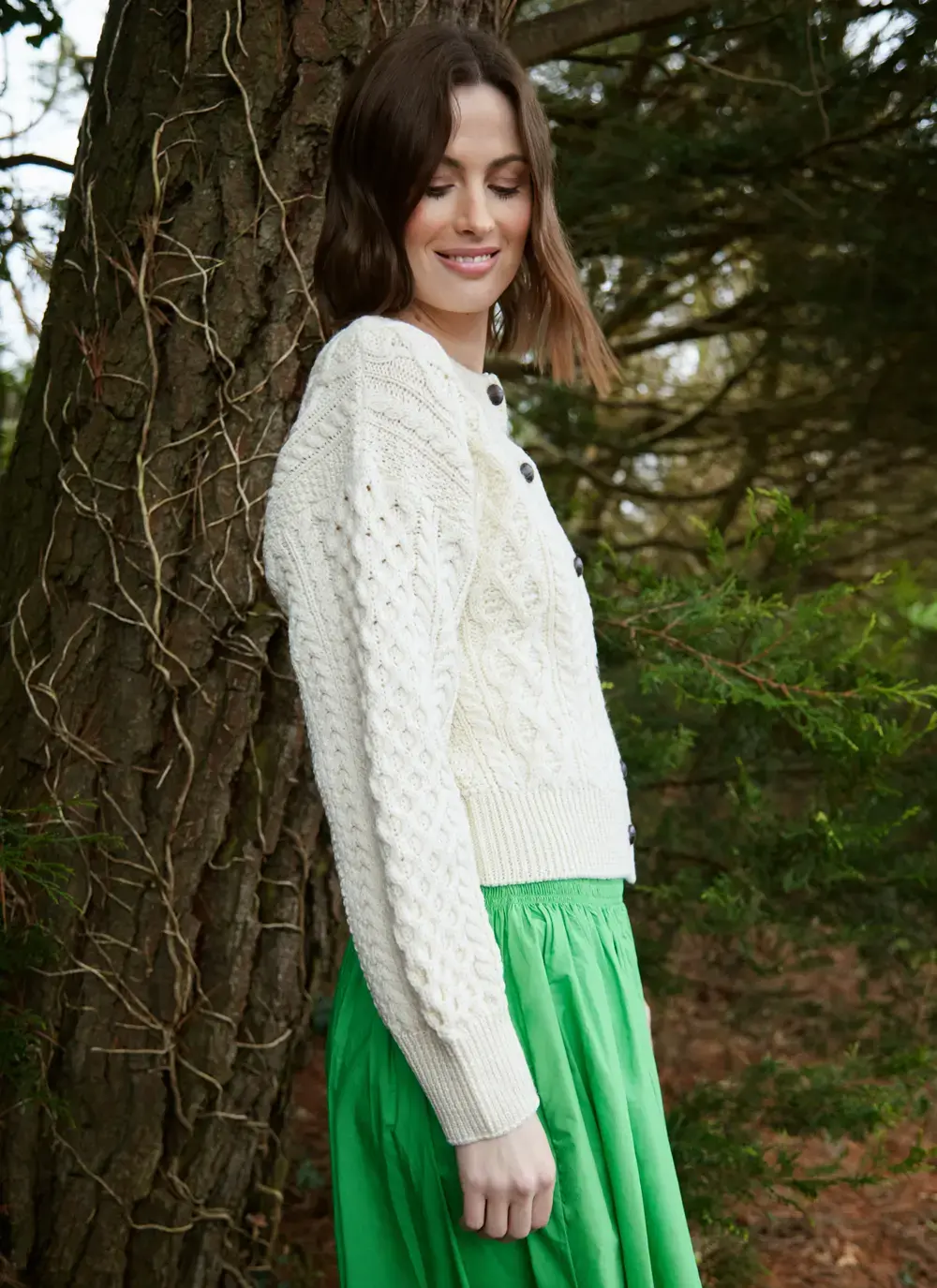 Clover Aran Cardigan