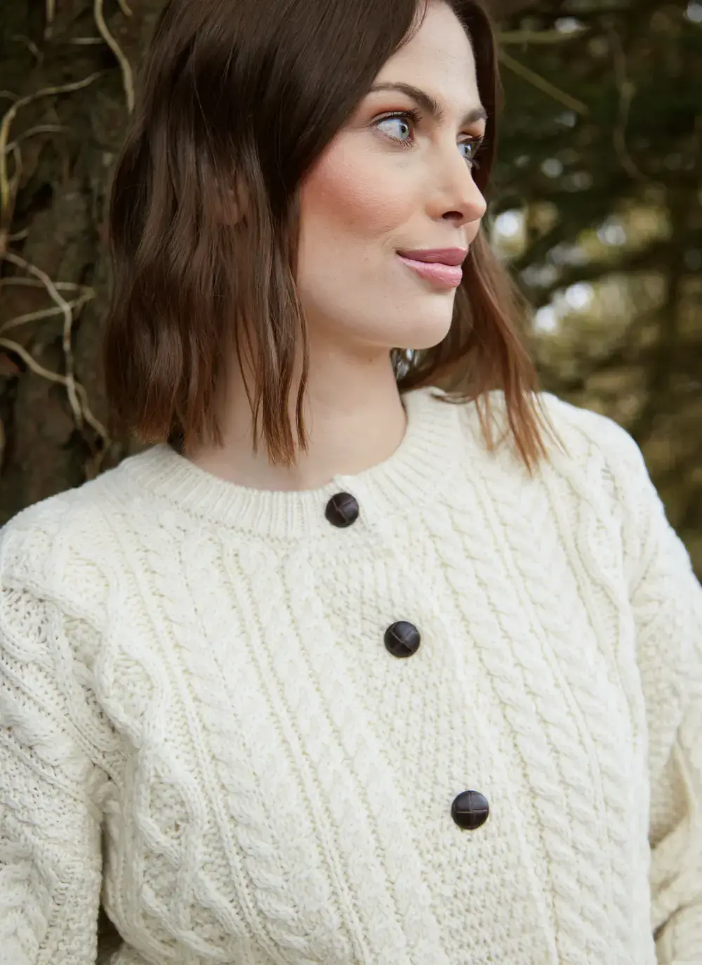 Clover Aran Cardigan