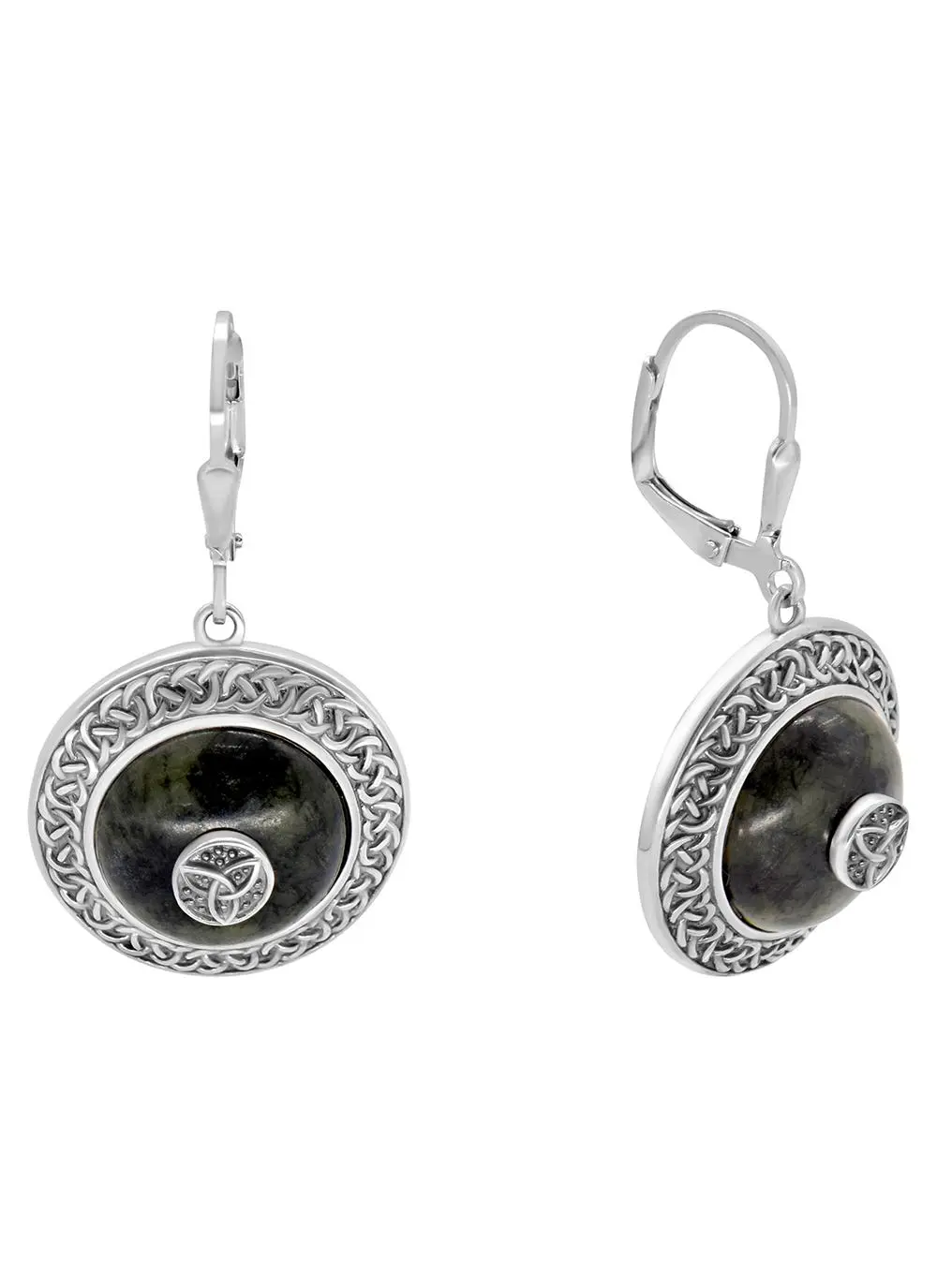 Connemara Marble Trinity Dome Earrings