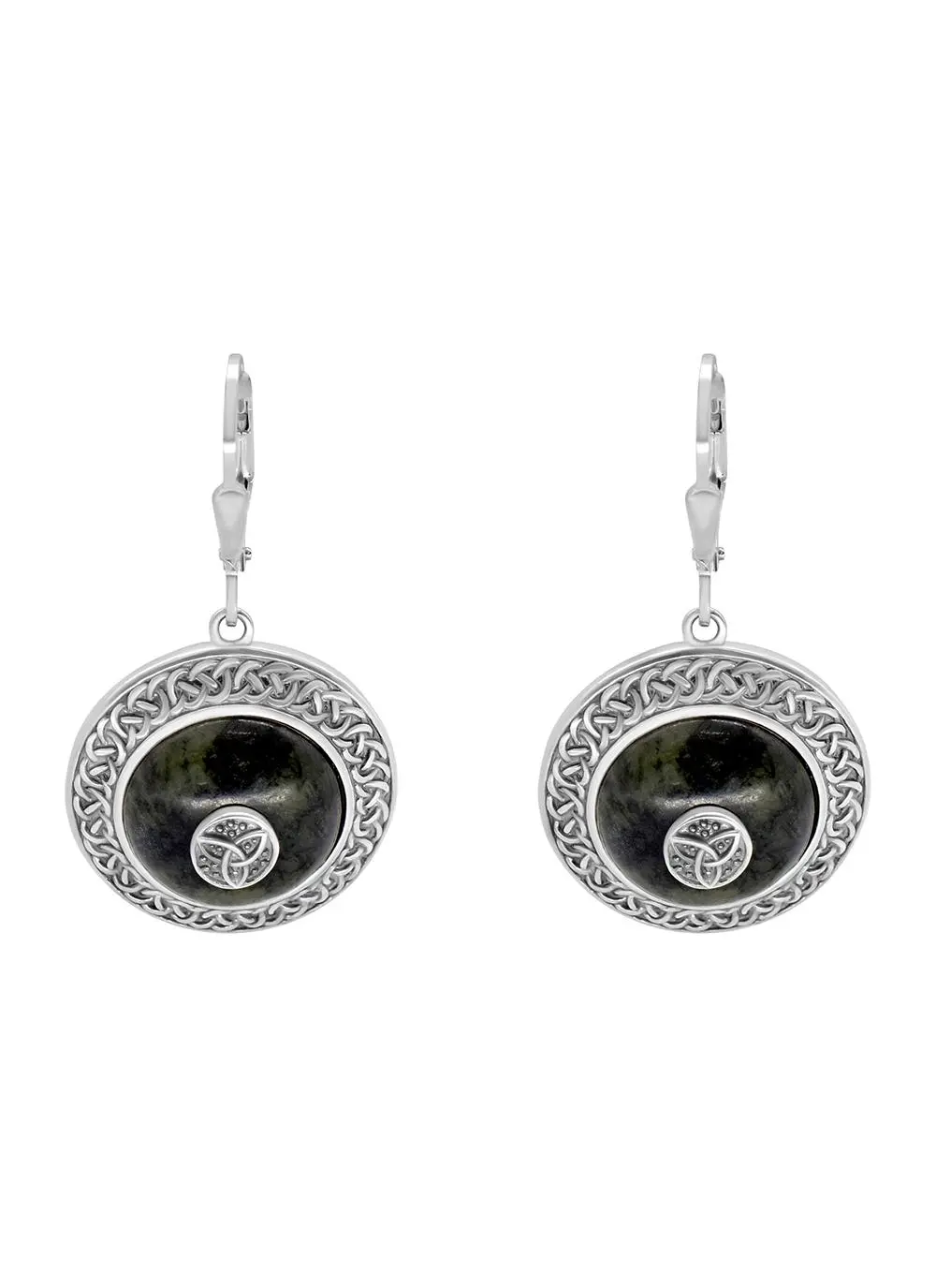 Connemara Marble Trinity Dome Earrings