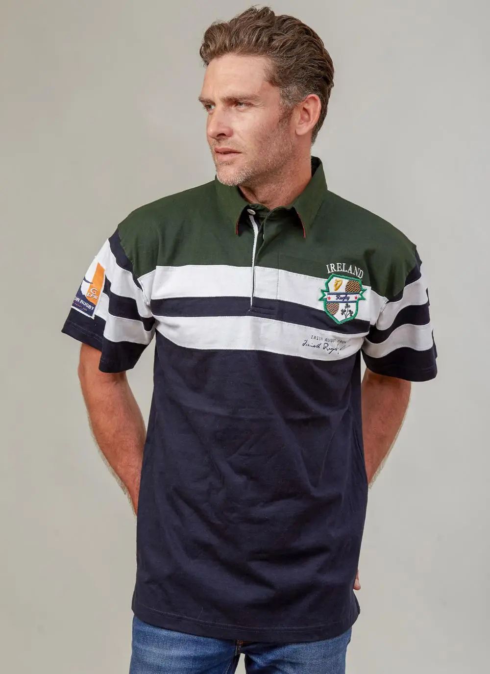 Ireland Stripe Rugby Shirt