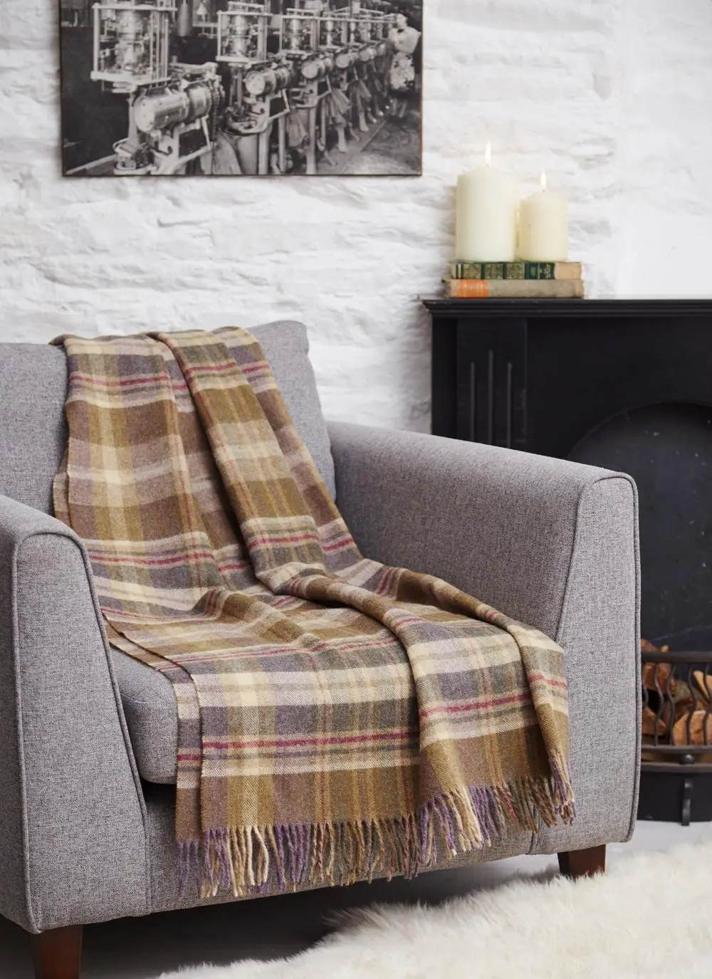 Country Meadows Lambswool Throw