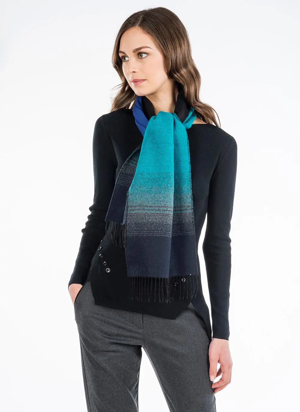 Country Scarf Turquoise Lagoon