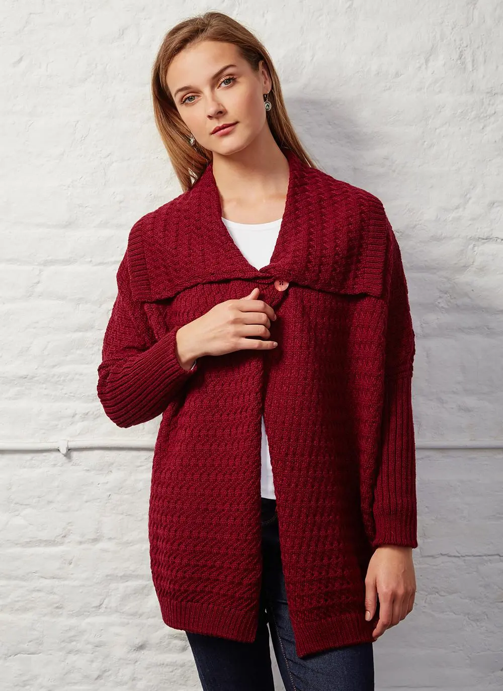 Currow Lattice Weave Cardigan
