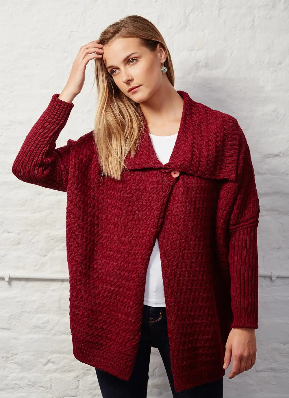 Currow Lattice Weave Cardigan