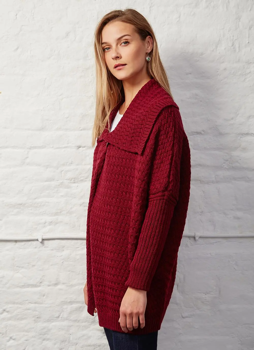 Currow Lattice Weave Cardigan