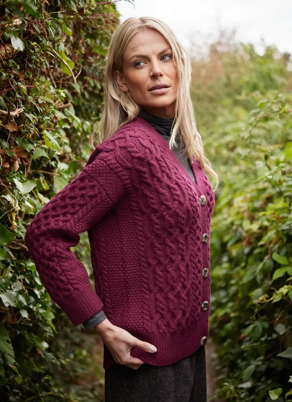 Arranmore Merino V-Neck Cardigan 