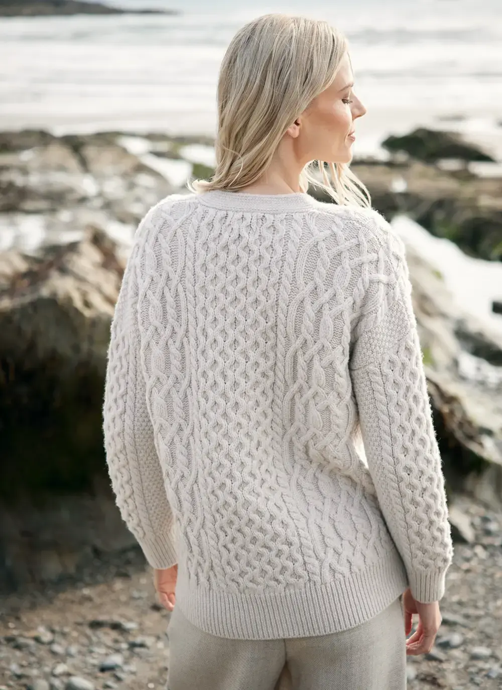 Arranmore Merino V-Neck Cardigan 