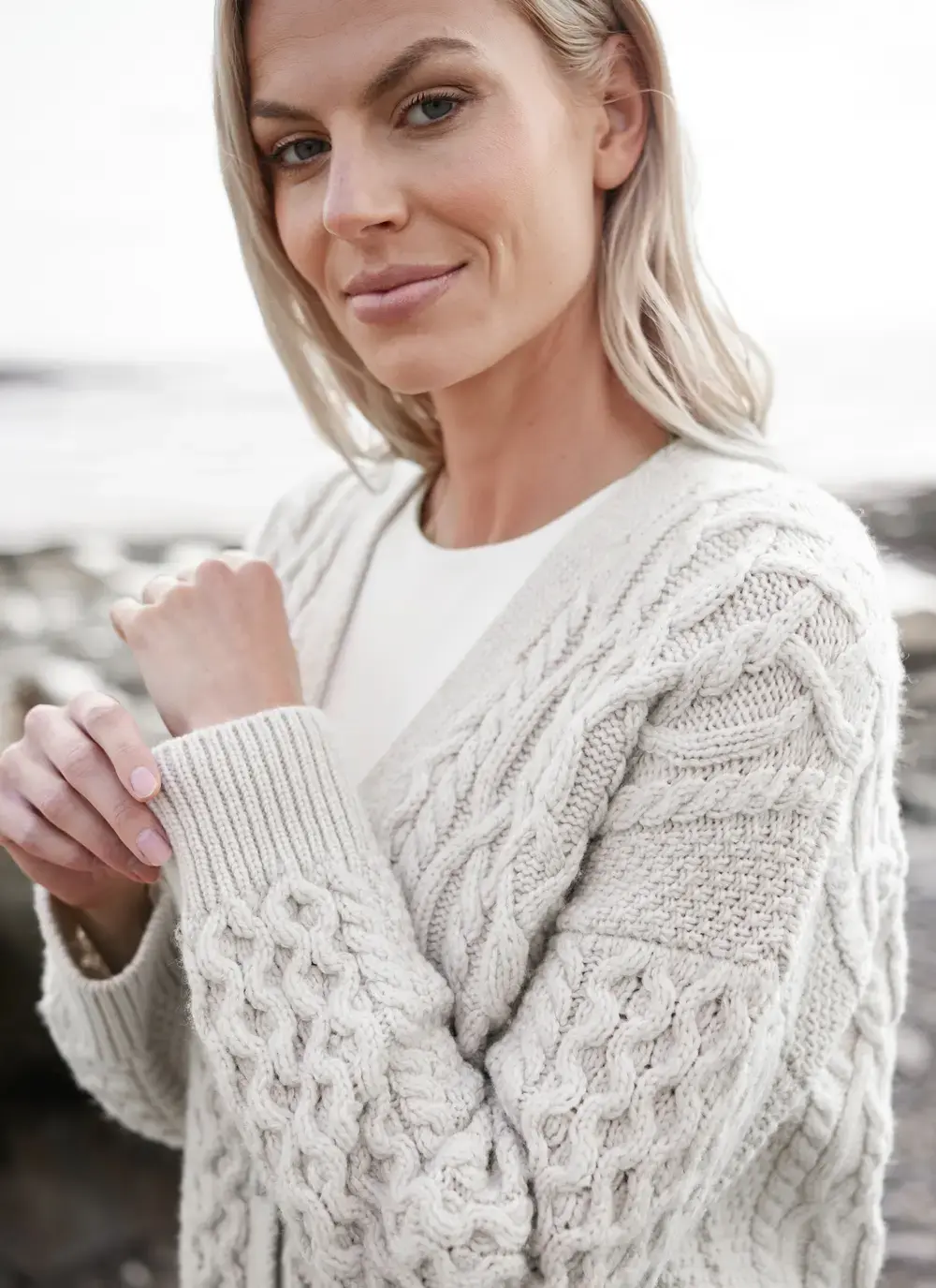 Arranmore Merino V-Neck Cardigan 