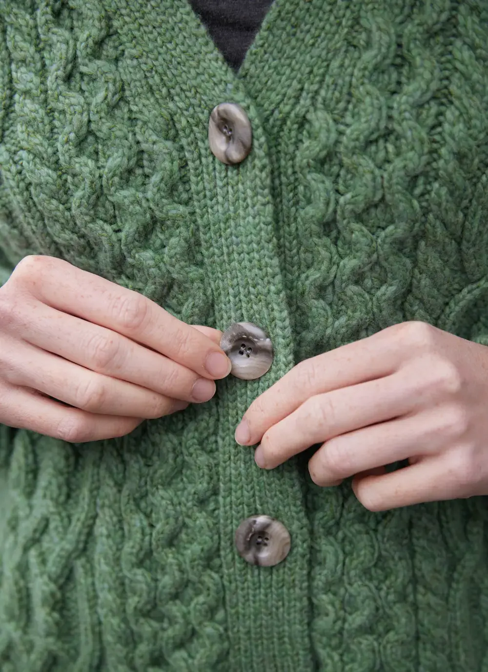 Arranmore Merino V-Neck Cardigan 