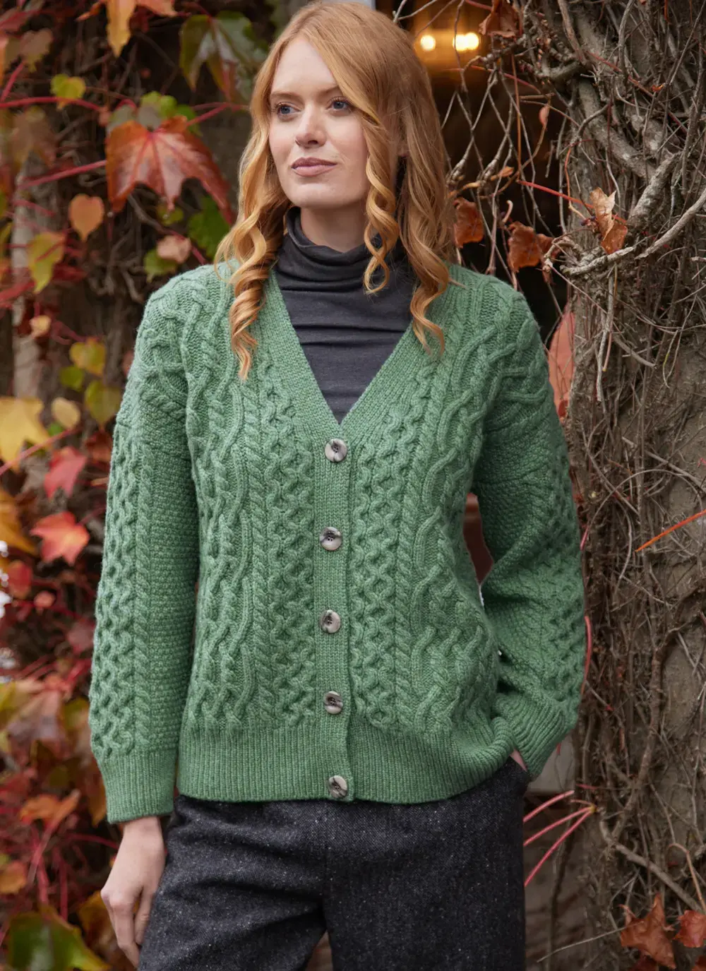 Arranmore Merino V-Neck Cardigan 