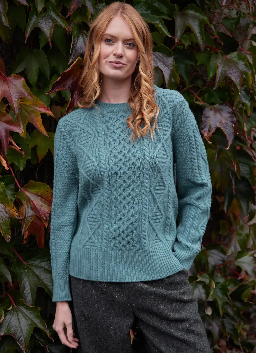Baltimore Wool Cashmere Crew Neck Sweater 
