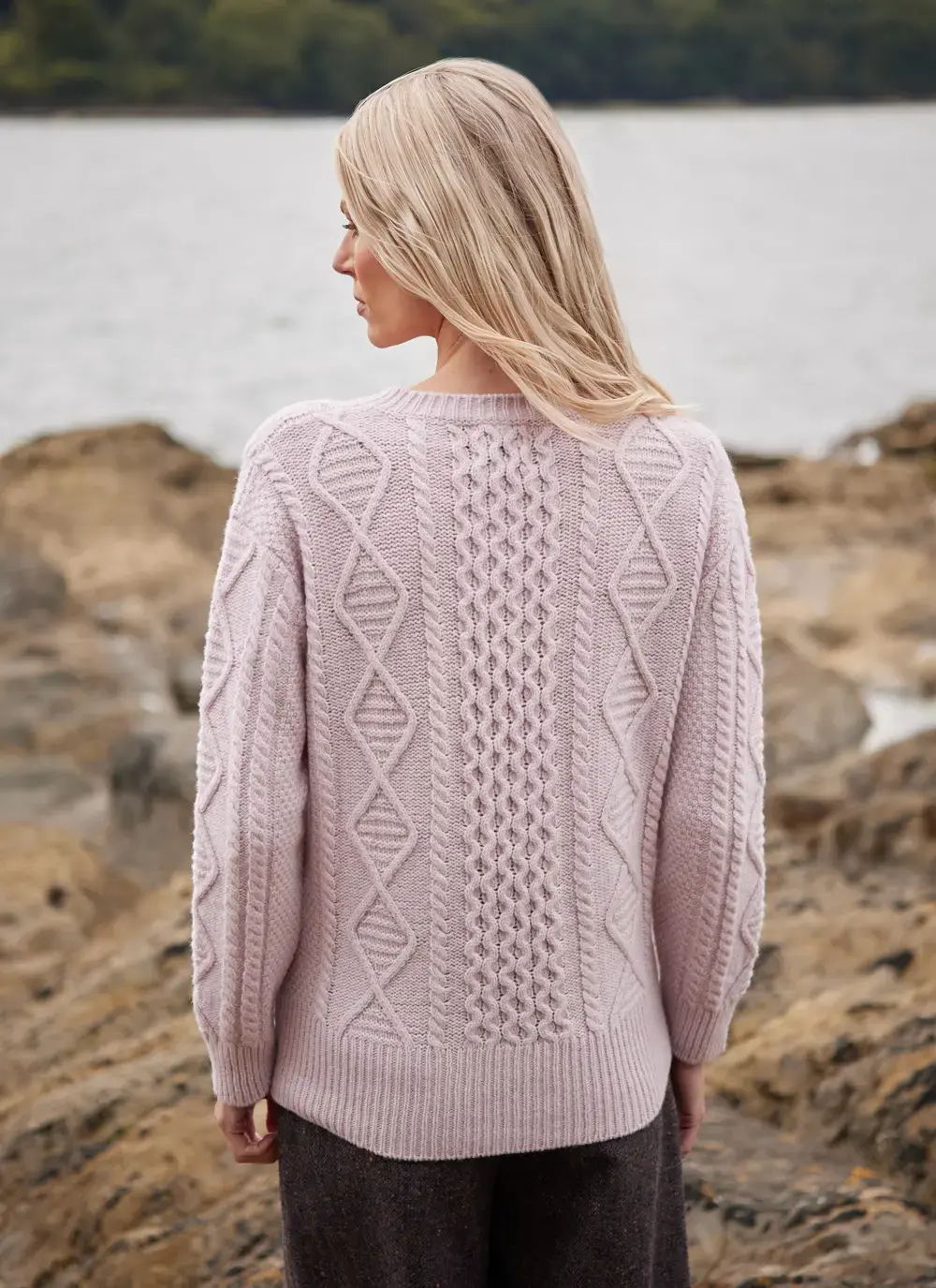Baltimore Wool Cashmere Crew Neck Sweater 