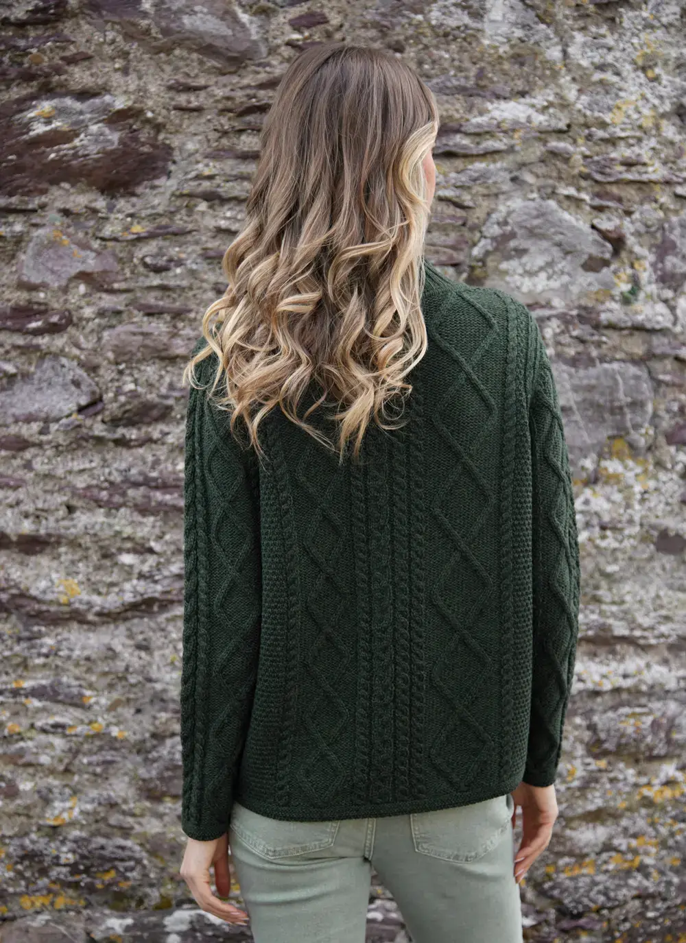 Orlaigh Aran Turtleneck Sweater