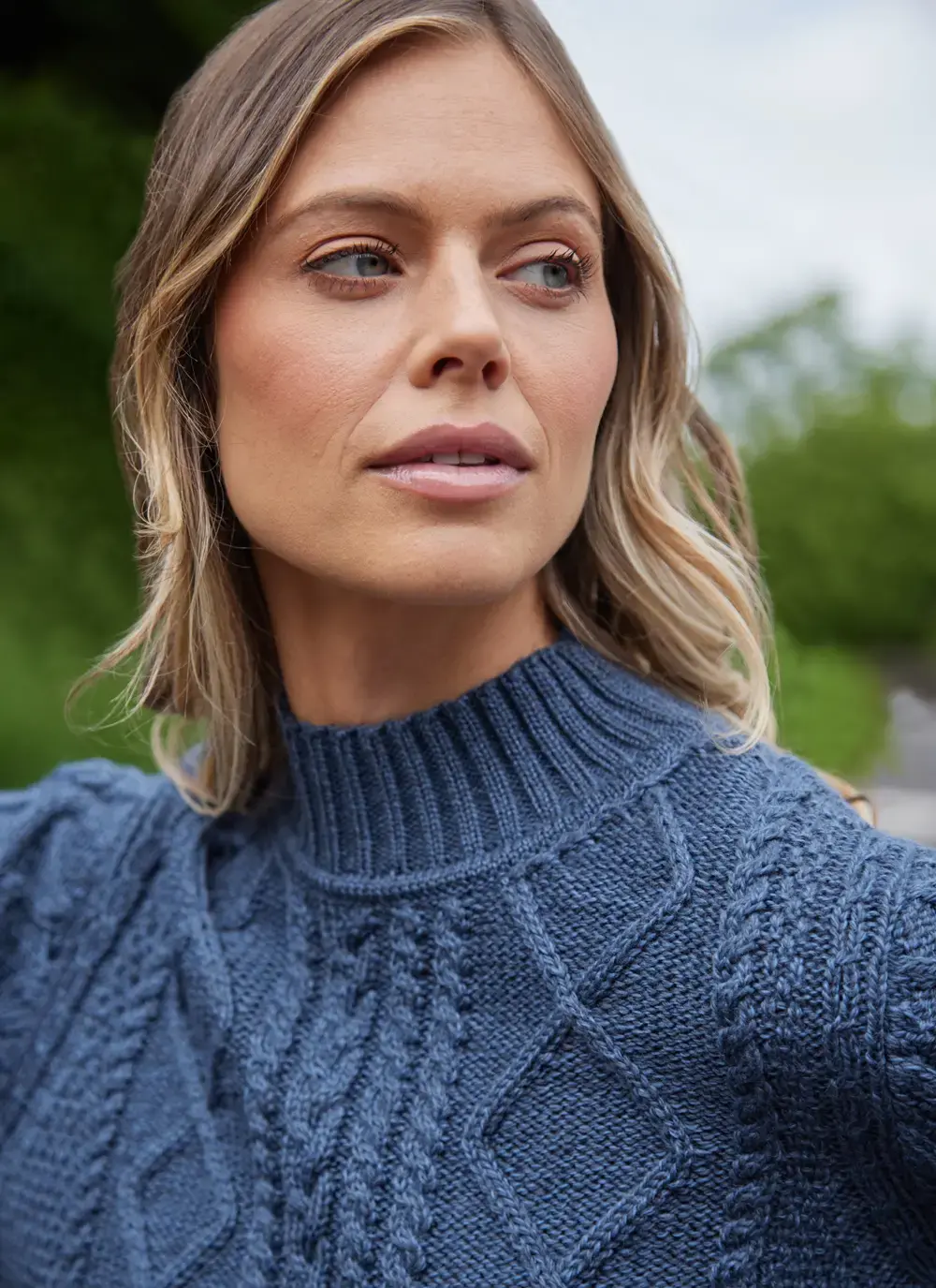 Orlaigh Aran Turtleneck Sweater