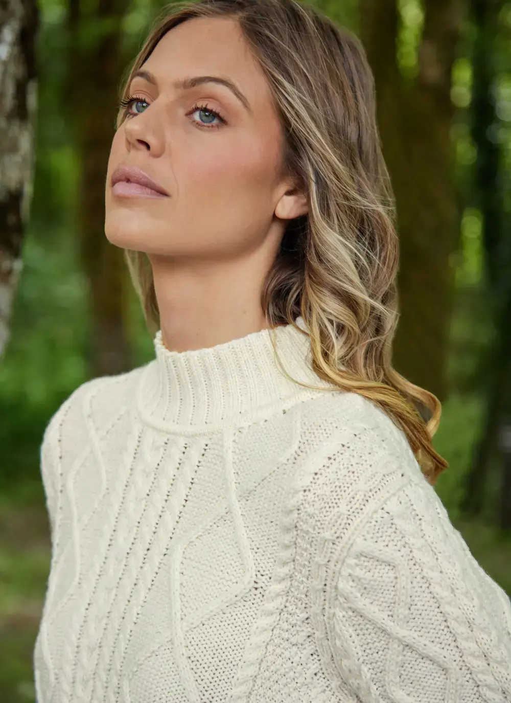 Orlaigh Aran Turtleneck Sweater