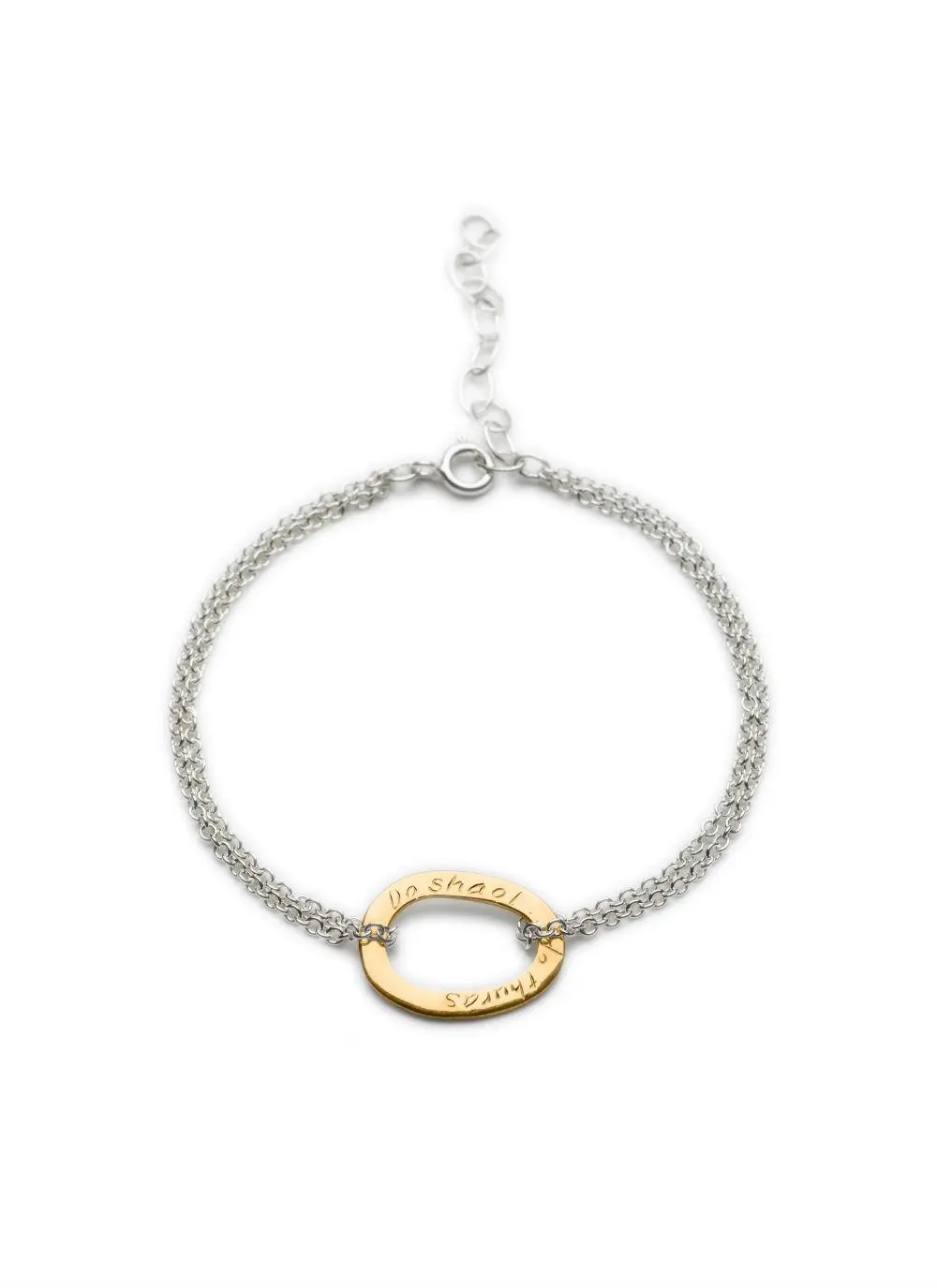 9K Gold & Sterling Silver Your Life Bracelet 