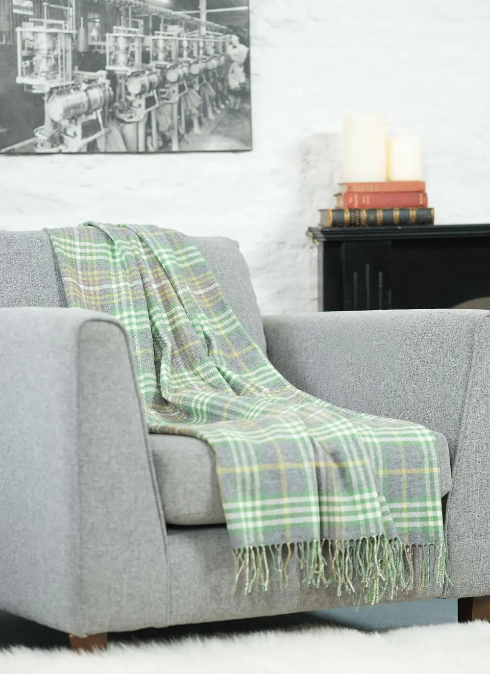 Green Hills of Ireland Blarney Heritage Throw