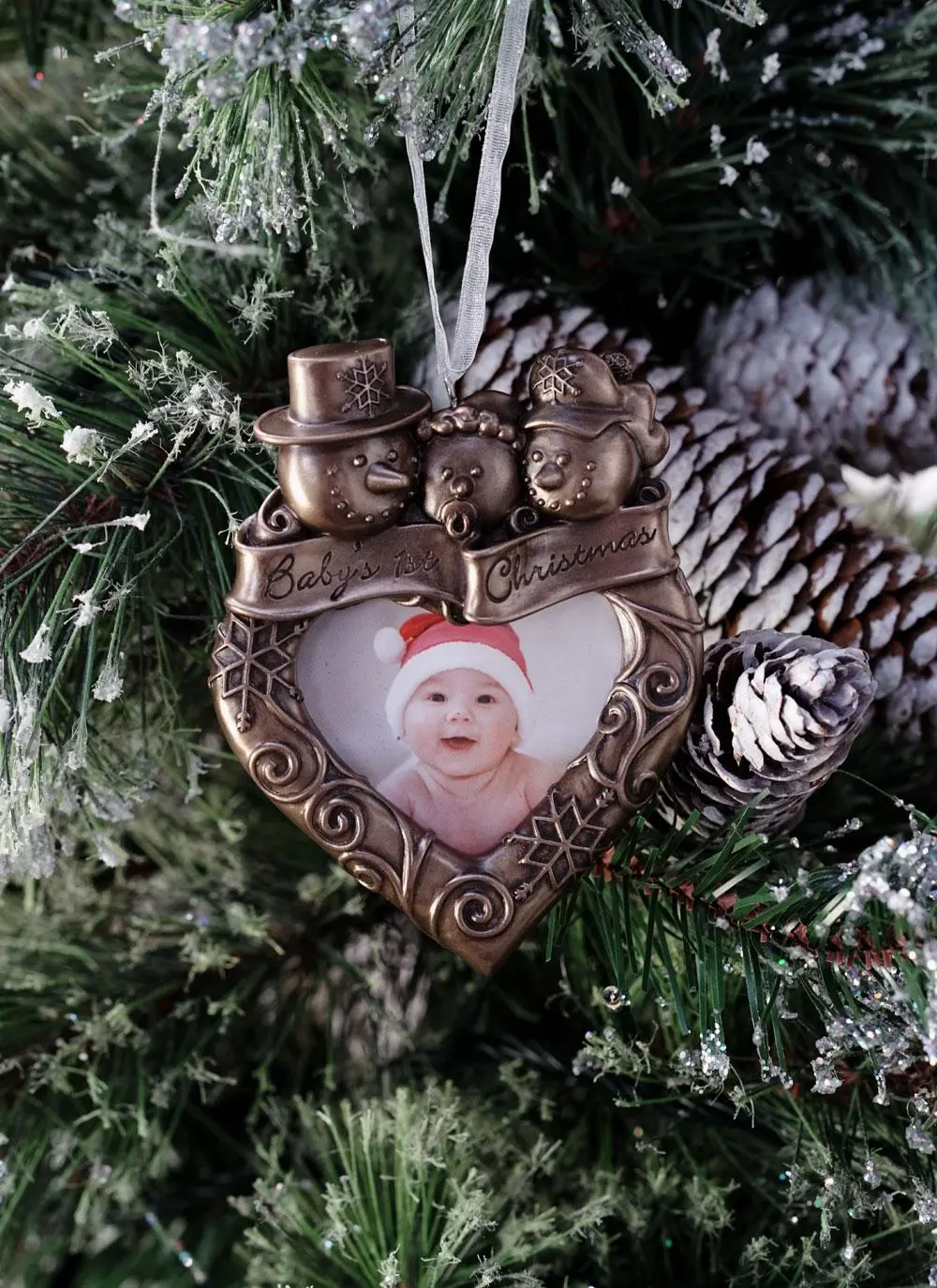 Baby's First Christmas Frame Ornament