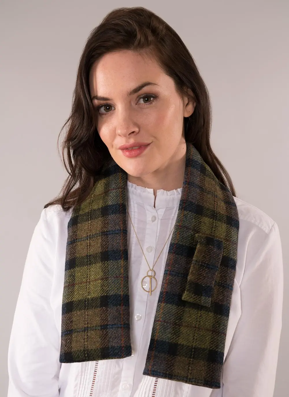 Neck Wrap Country Green Tweed