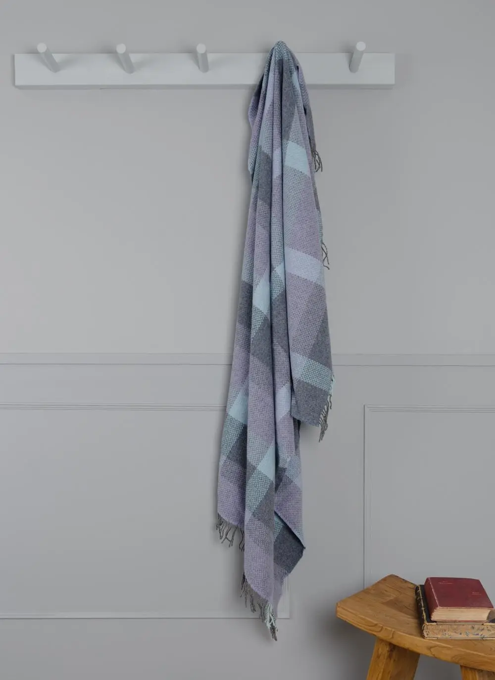Lilac Dreams Wool Cashmere Throw