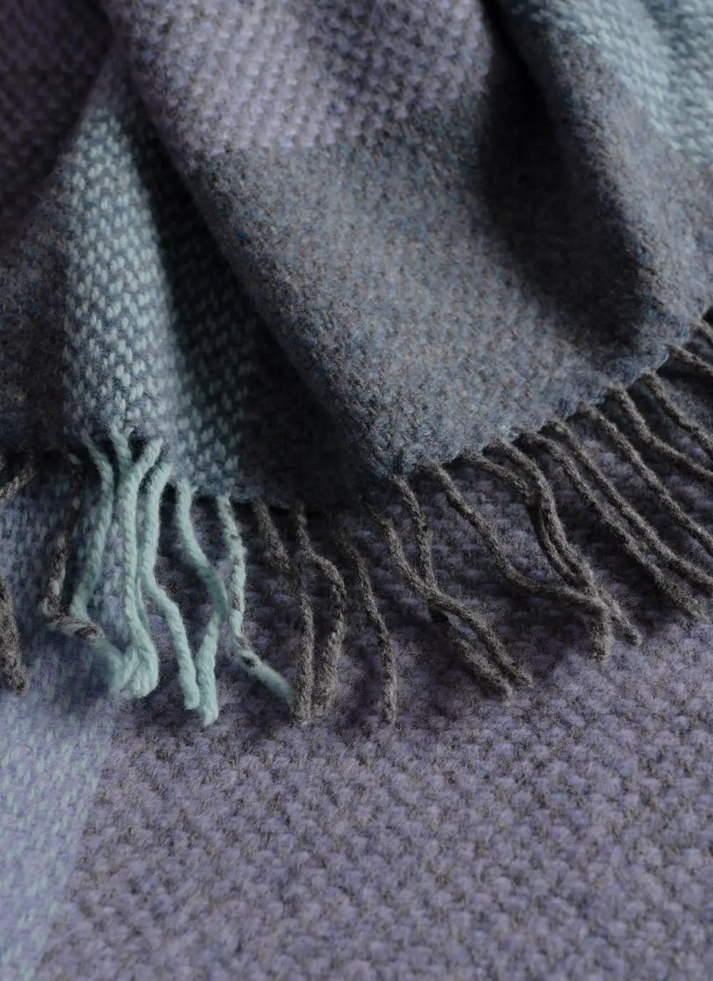 Lilac Dreams Wool Cashmere Throw