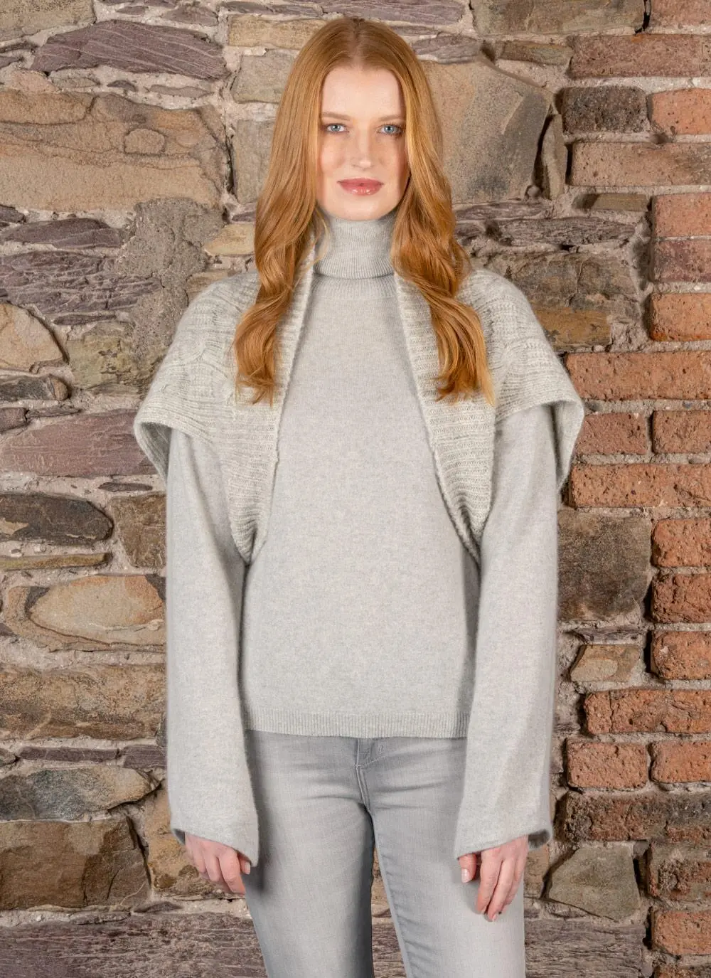 Fisherman Cable Shrug