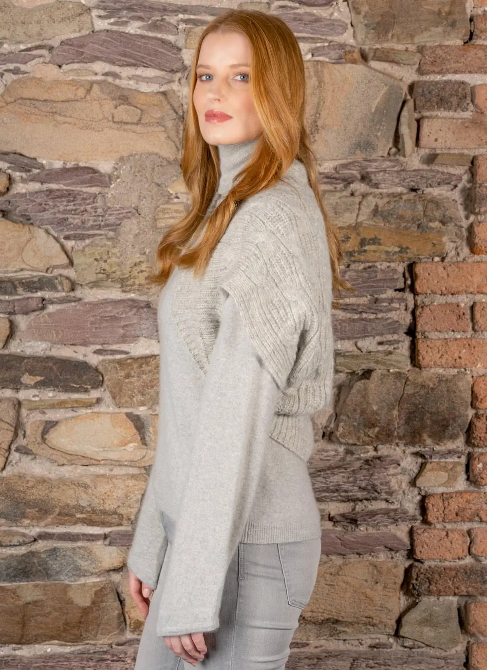 Fisherman Cable Shrug
