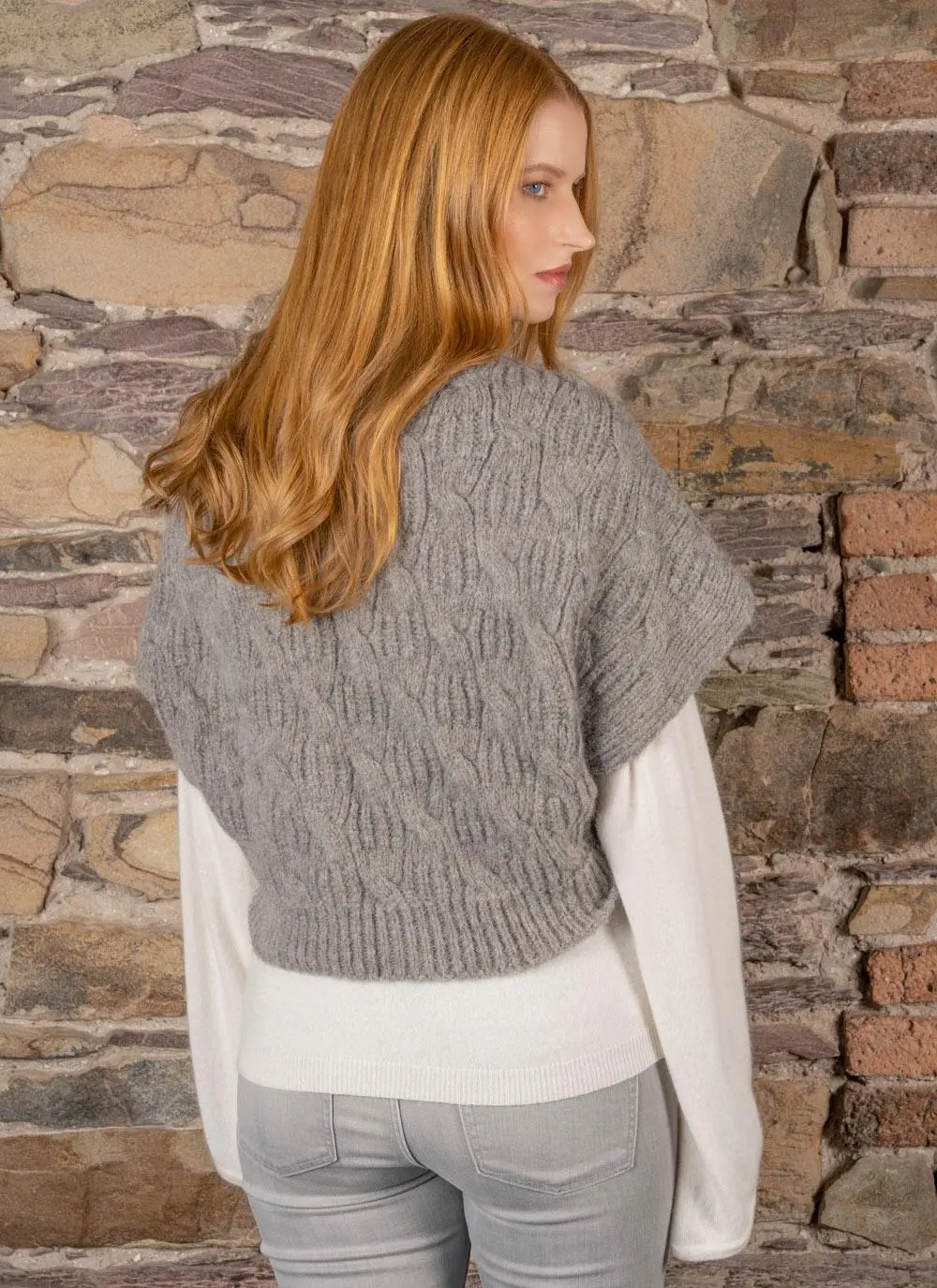 Fisherman Cable Shrug